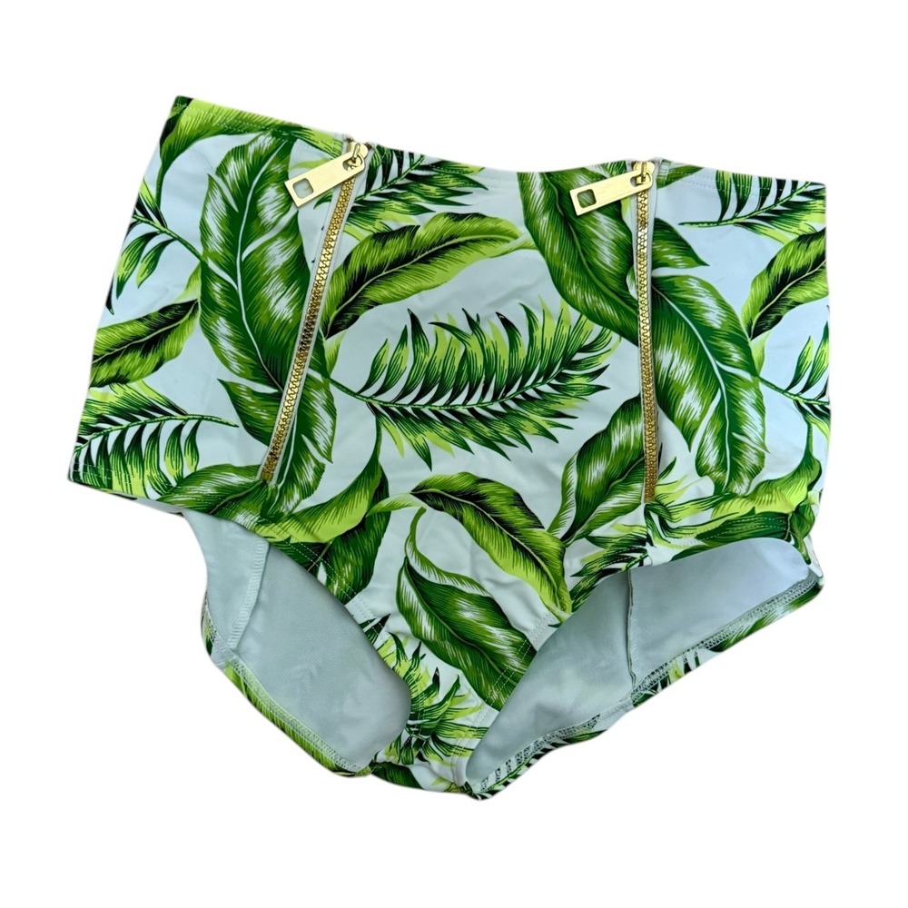 NEW Swimsuits For All Women's Gabi Fresh Swim Sexy Palm Leaf Swim Suit Bottom 16